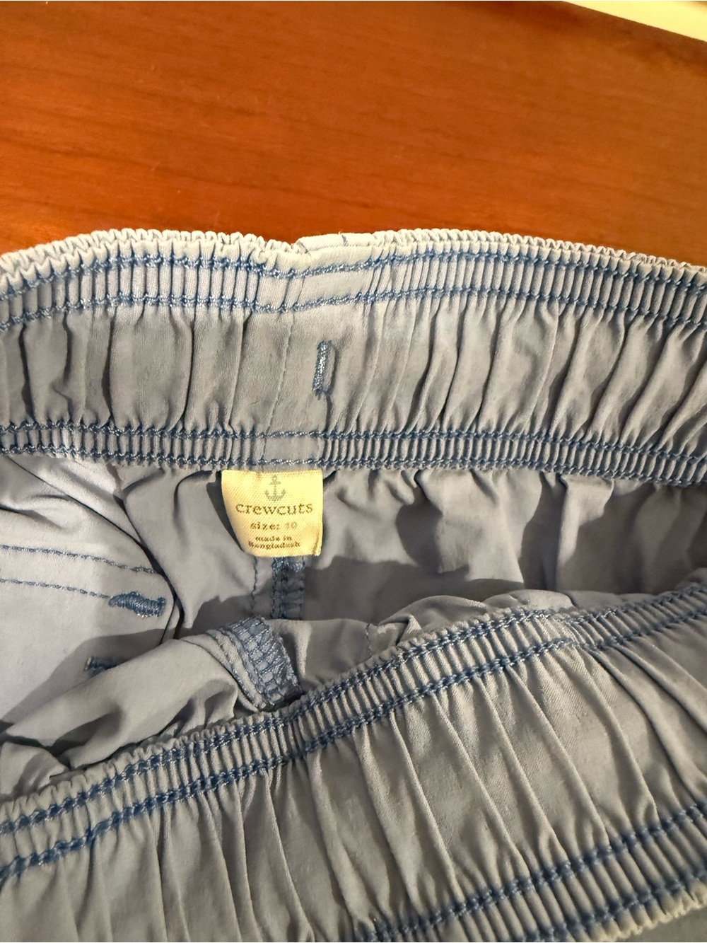 Crewcuts Pale Blue Elastic Waist Swim Shorts - Picture 2 of 3